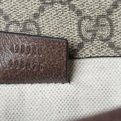 Gucci GG Supreme Monogram Neo Vintage Web Belt Bag Brown 7 of 9