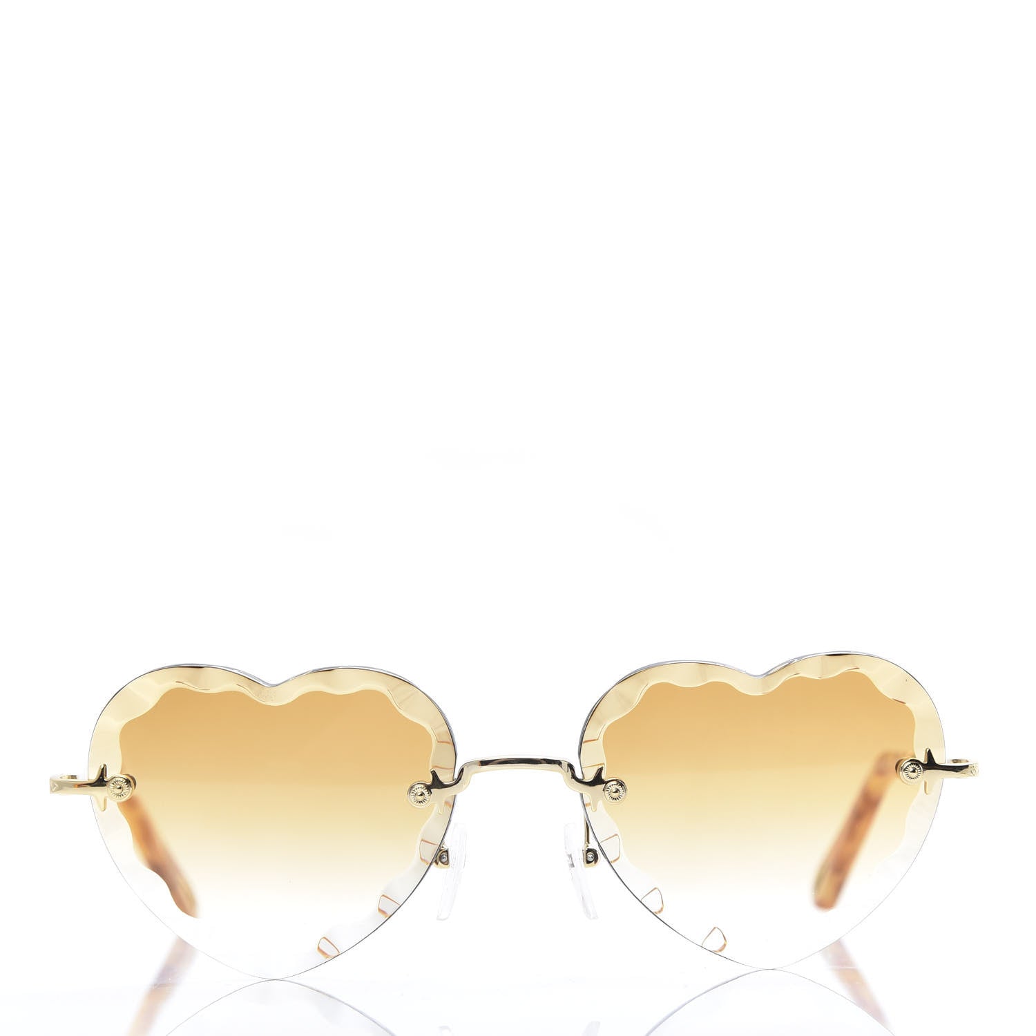 Chloe Heart Sunglasses CE150S Gold 2 of 7