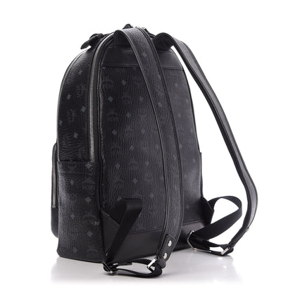 MCM Visetos Medium Stark Backpack Black 2 of 10