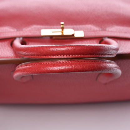 Hermes Ardennes Birkin 40 Rouge Vif 31 of 33