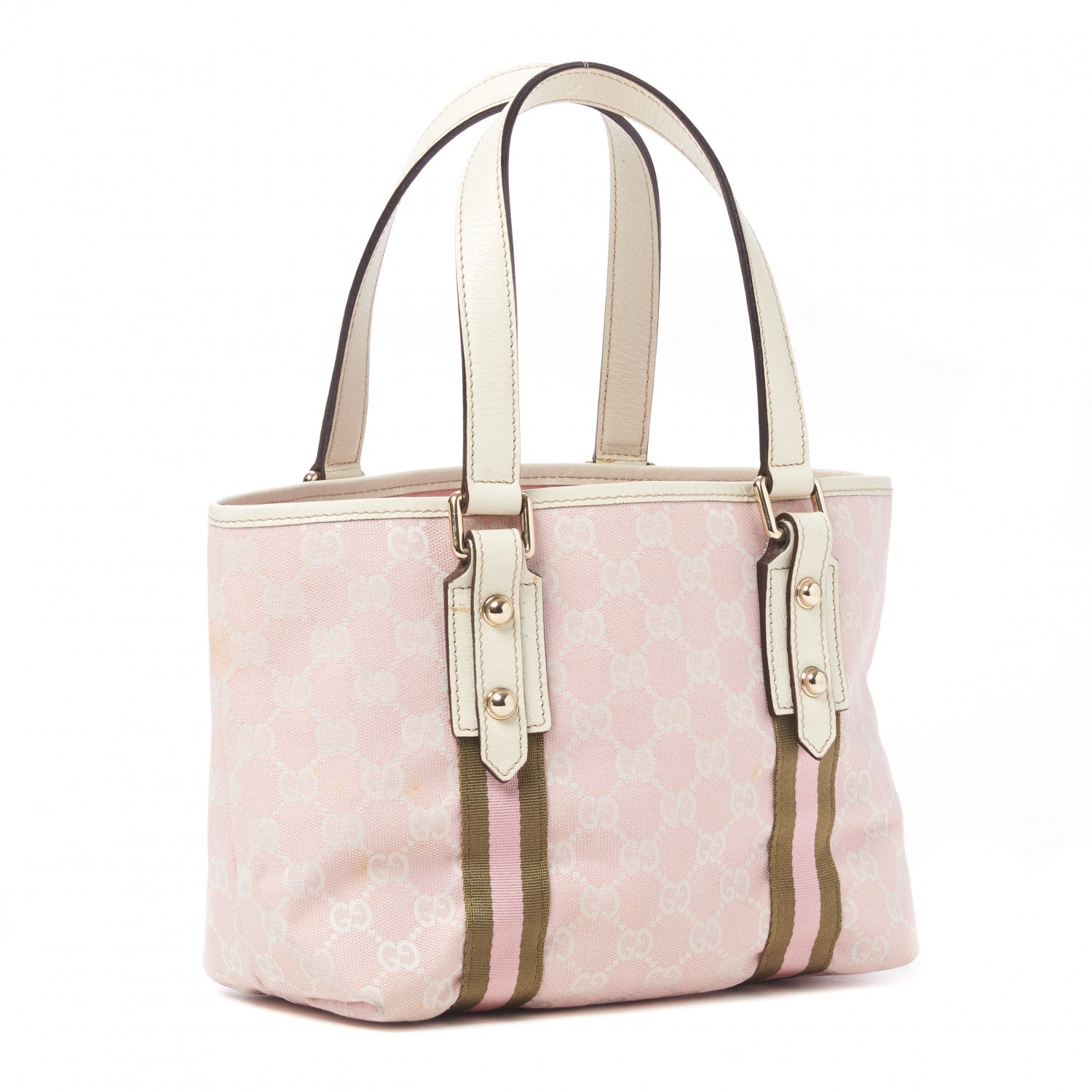Gucci Monogram Small Jolicoeur Tote Pink 2 of 8