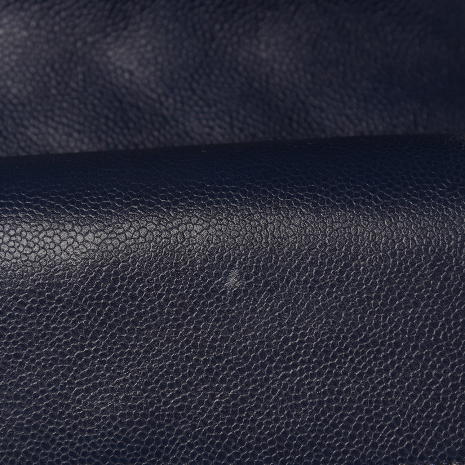 Chanel Caviar Quilted Jumbo Double Flap Dark Blue 10 of 13
