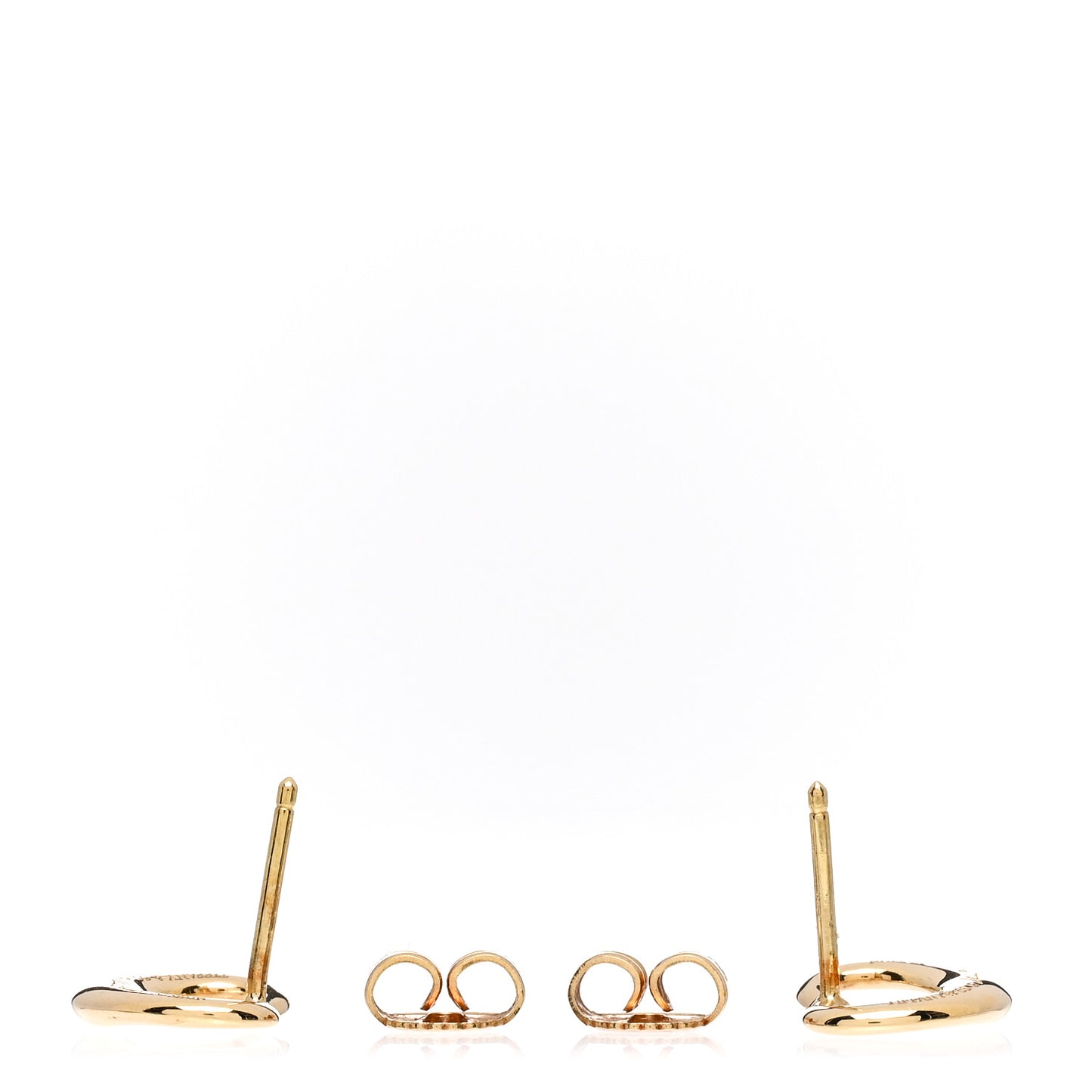 18K Yellow Gold 11mm Elsa Peretti Open Heart Earrings