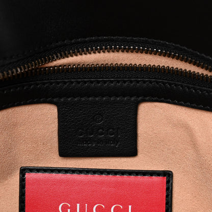Gucci Calfskin Matelasse Studded Small Pearly GG Marmont Shoulder Bag Black 7 of 13