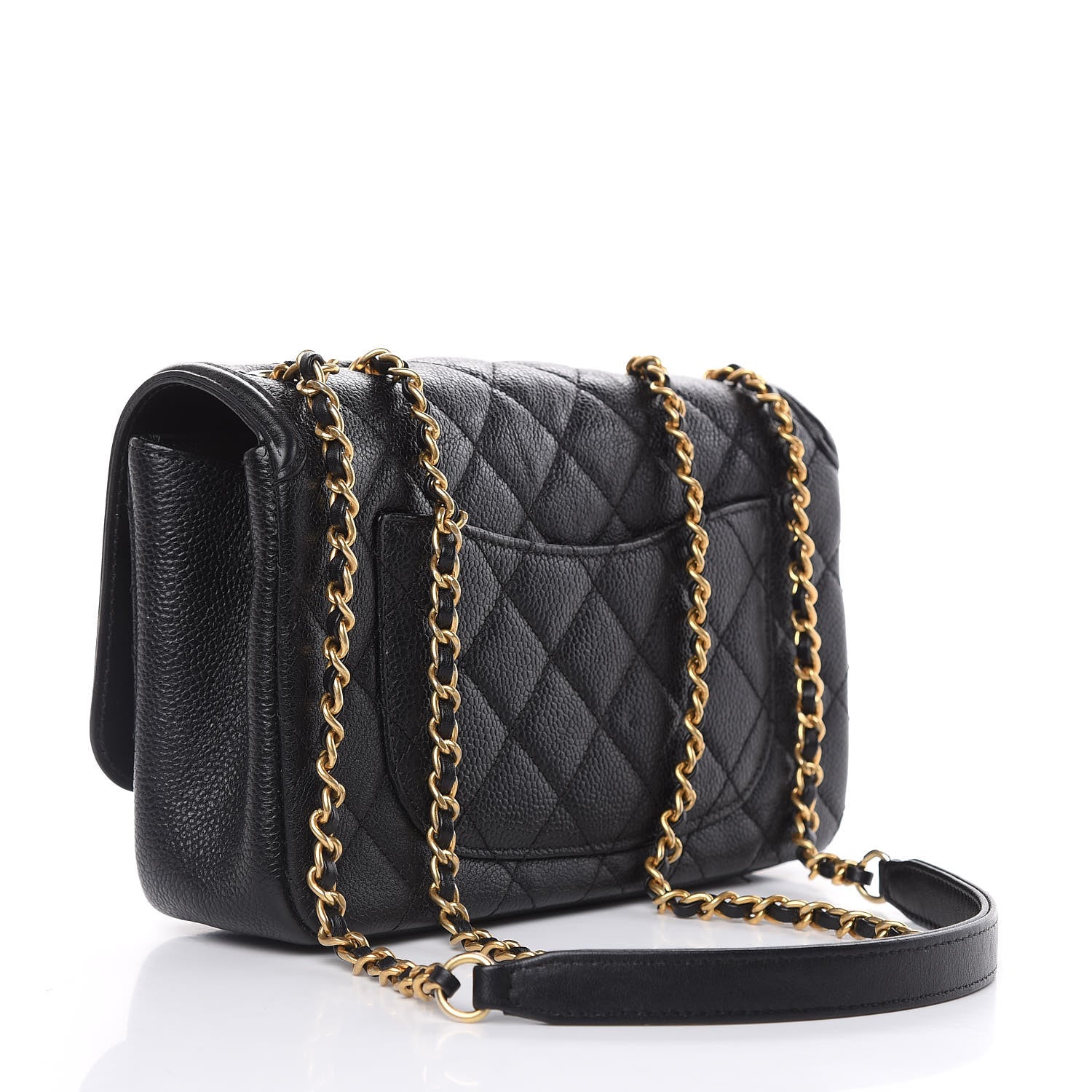 Chanel Caviar Quilted Small CC Filigree Flap Black 3 of 15