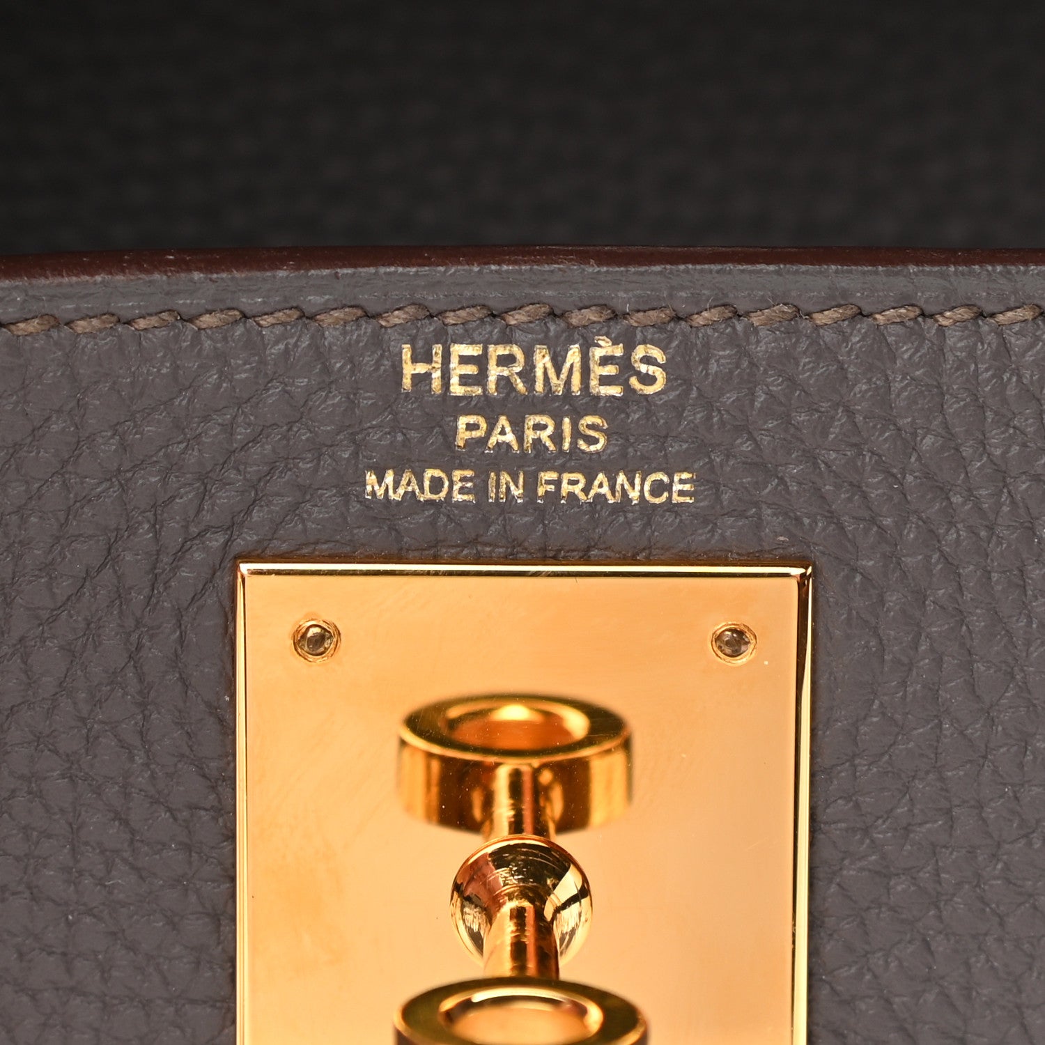 Hermes Togo Kelly Retourne 28 Etain 6 of 11