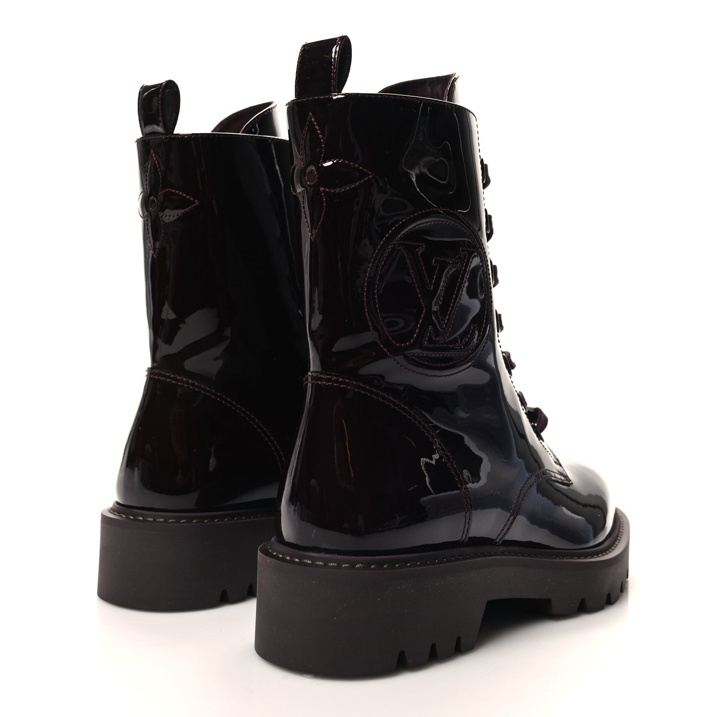 Patent Territory Ranger Boots 37.5 Bordeaux