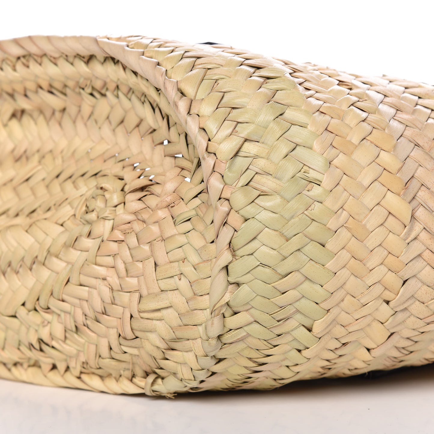 Raffia Basket Tote Bag Natural Tan