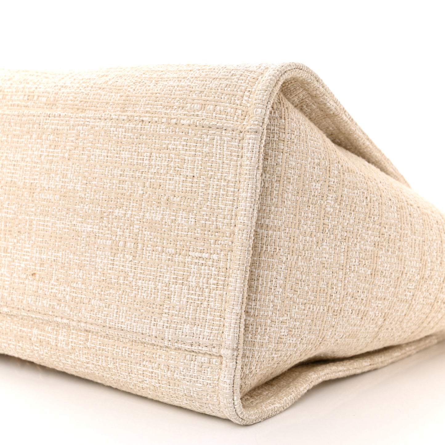 Canvas Medium Deauville Tote Light Beige