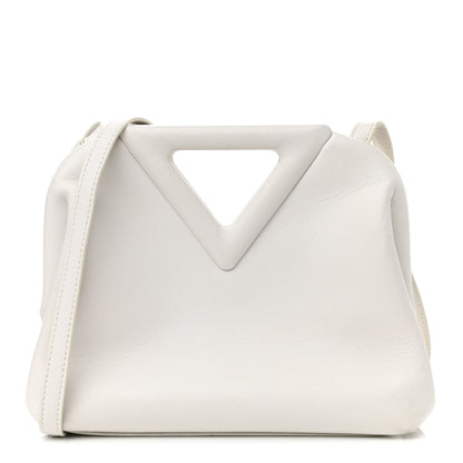 Bottega Veneta Calfskin Small The Point Triangle Bag Chalk 1 of 10