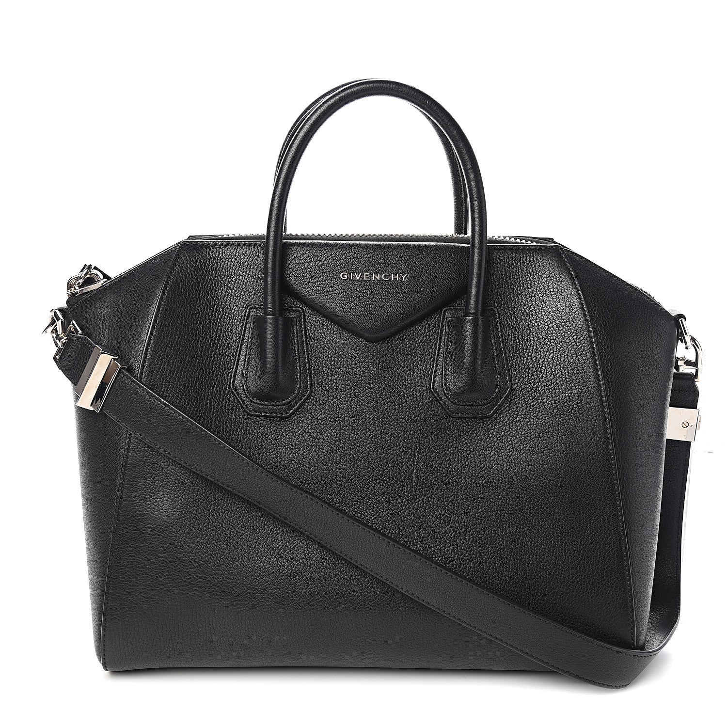 Givenchy Sugar Goatskin Medium Antigona Black 1 of 9