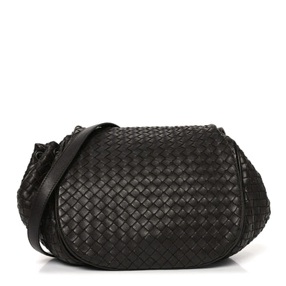 Bottega Veneta Nappa Intrecciato Messenger Bag Ebano 1 of 11