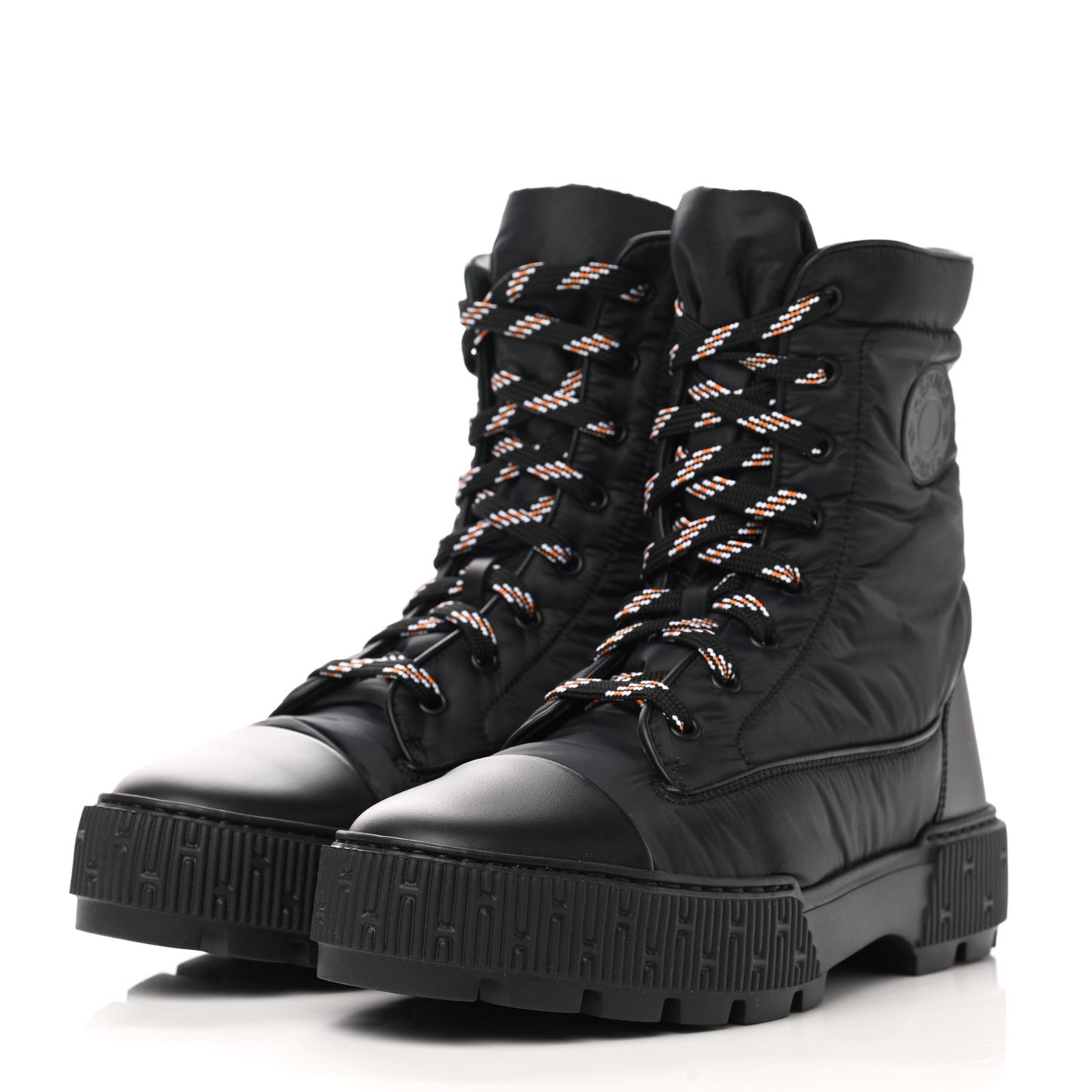 Calfskin Parachute Fresh Ankle Boots 41 Black