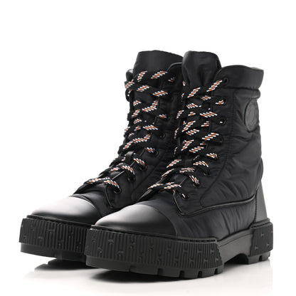 Hermes Calfskin Parachute Fresh Ankle Boots 41 Black 3 of 9