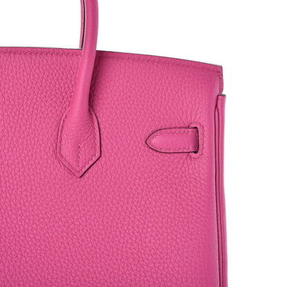 Hermes Togo Birkin 25 Magnolia 32 of 33