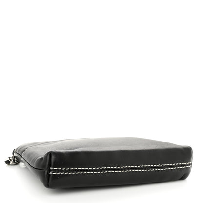 Chanel Lambskin Lax Pochette Black 4 of 10