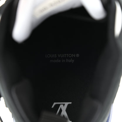 Louis Vuitton Suede Calfskin Mens LV Trainer 2 Sneaker 11 Black 8 of 12