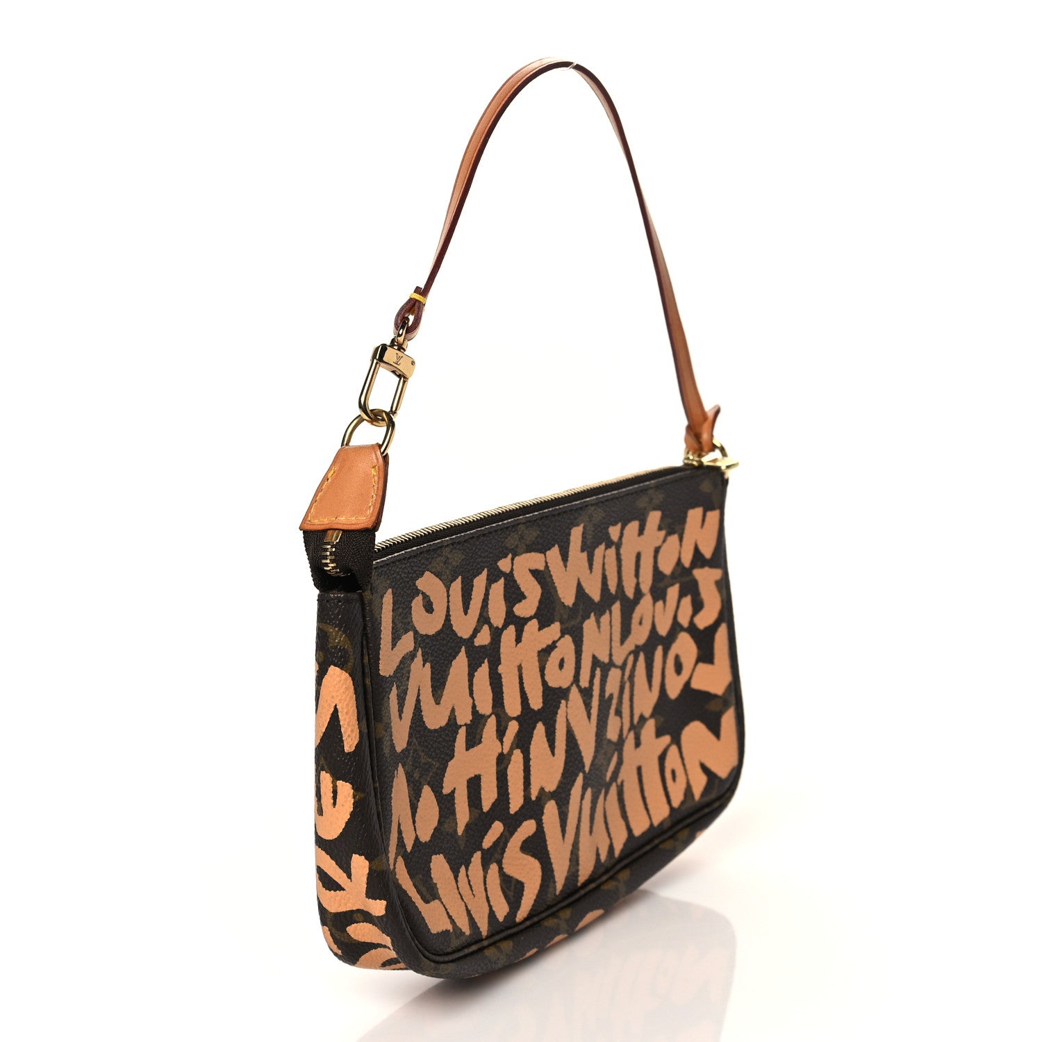 Louis Vuitton Monogram Graffiti Pochette Accessories Peach 3 of 9