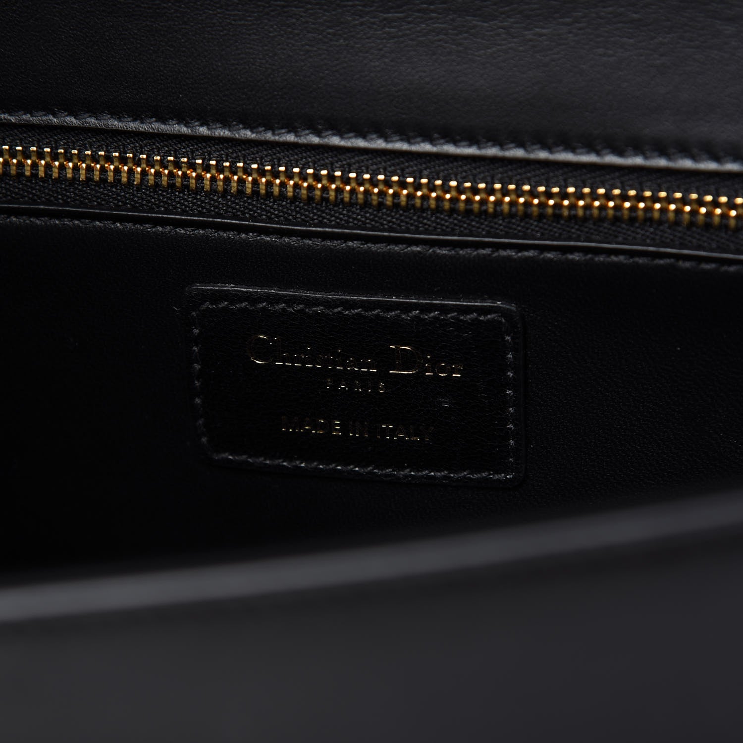 Christian Dior Smooth Calfskin 30 Montaigne Flap Bag Black 8 of 10