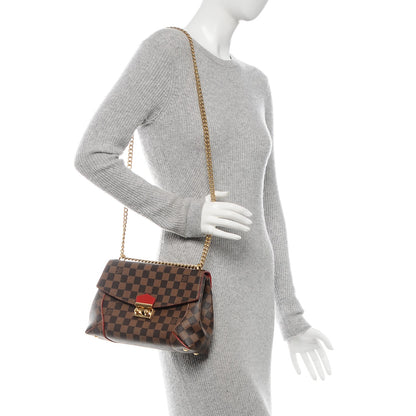 Louis Vuitton Damier Ebene Caissa Clutch Cherry 2 of 6