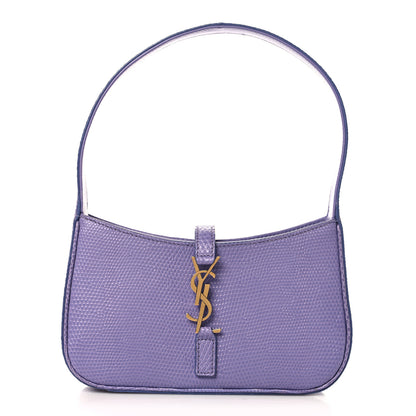 Saint Laurent Lizard Le 5 A 7 Mini Hobo Lilac 1 of 11