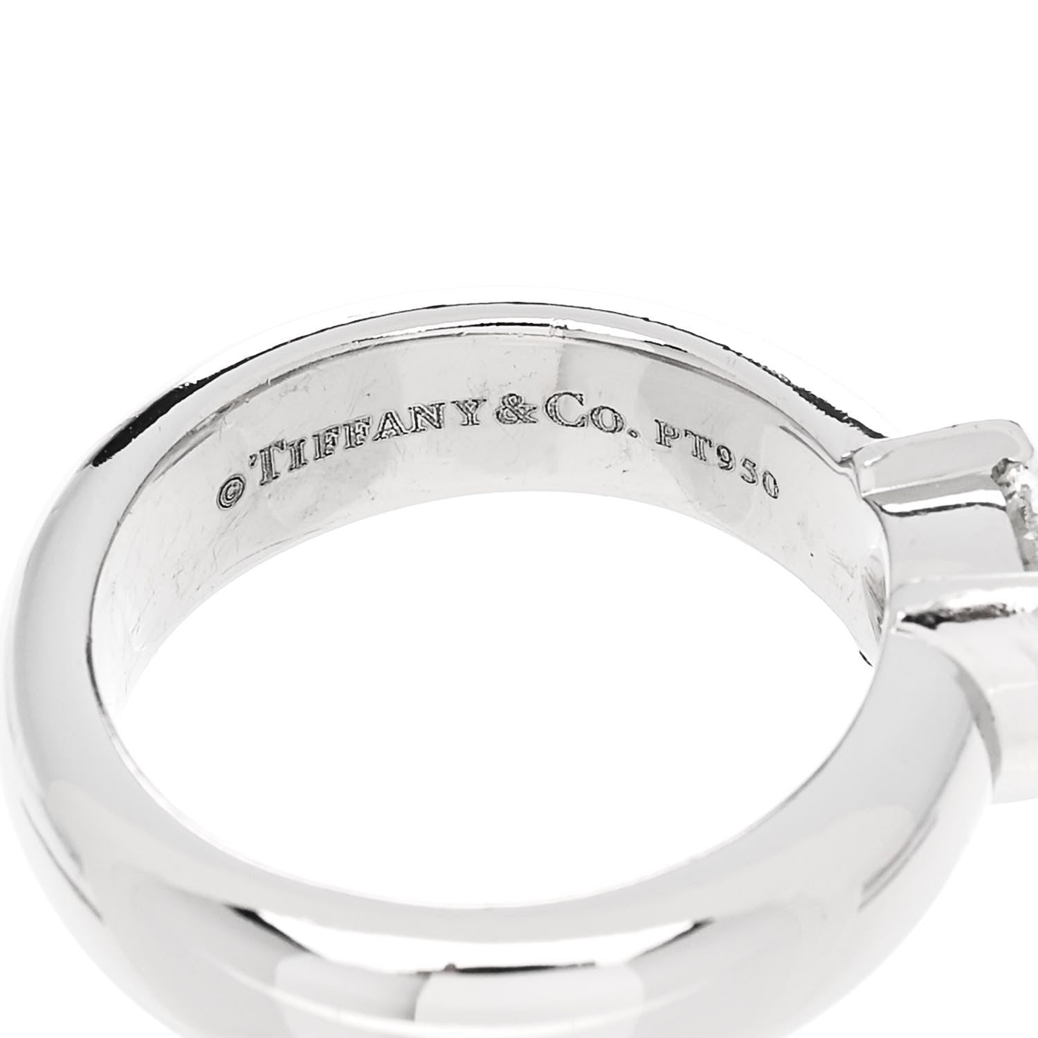 Tiffany Platinum Diamond .71ct Etoile Solitaire Engagement Ring 47 4 5 of 7