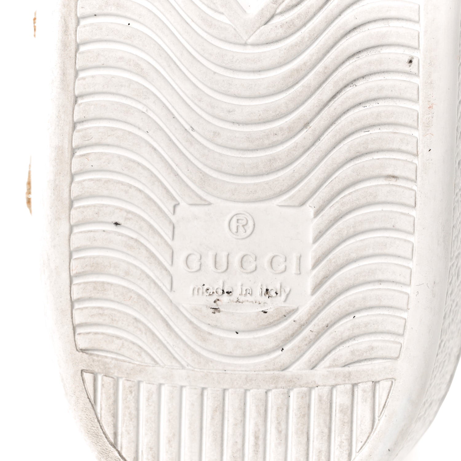 Gucci Calfskin Nappa Web LOVED Embroidered Womens Ace Sneakers 39.5 White Red Flame Notte 8 of 8