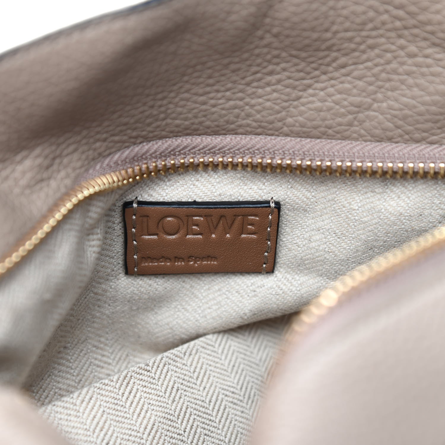 Loewe Grained Calfskin Small Puzzle Bag Sand Mink 6 of 9