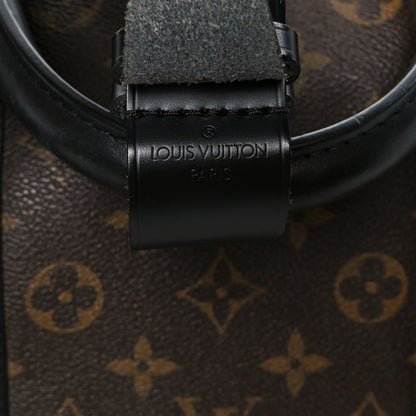 Louis Vuitton Monogram Macassar Keepall Bandouliere 55 7 of 11