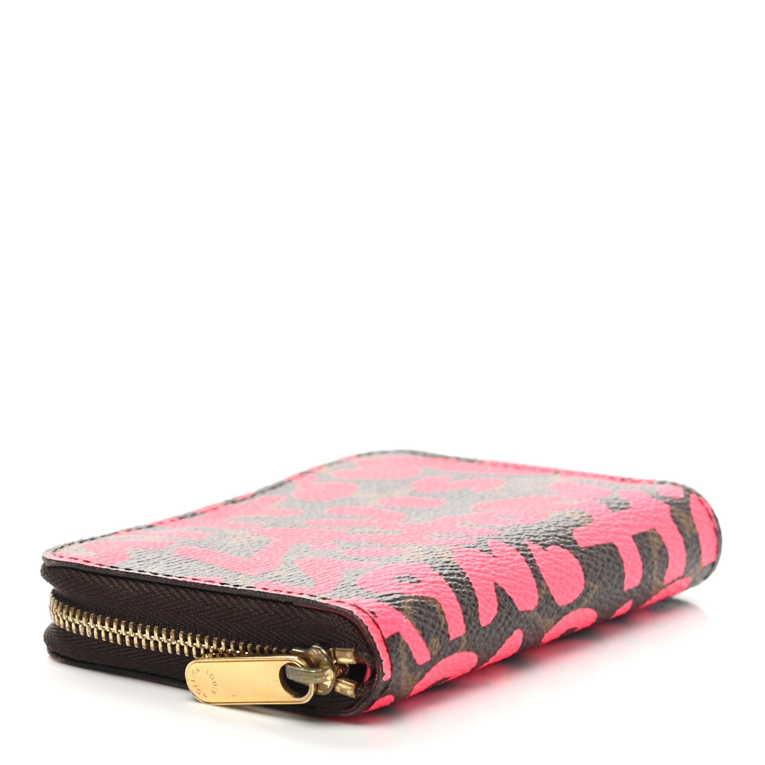 Louis Vuitton Monogram Graffiti Zippy Coin Purse Fuchsia 4 of 11