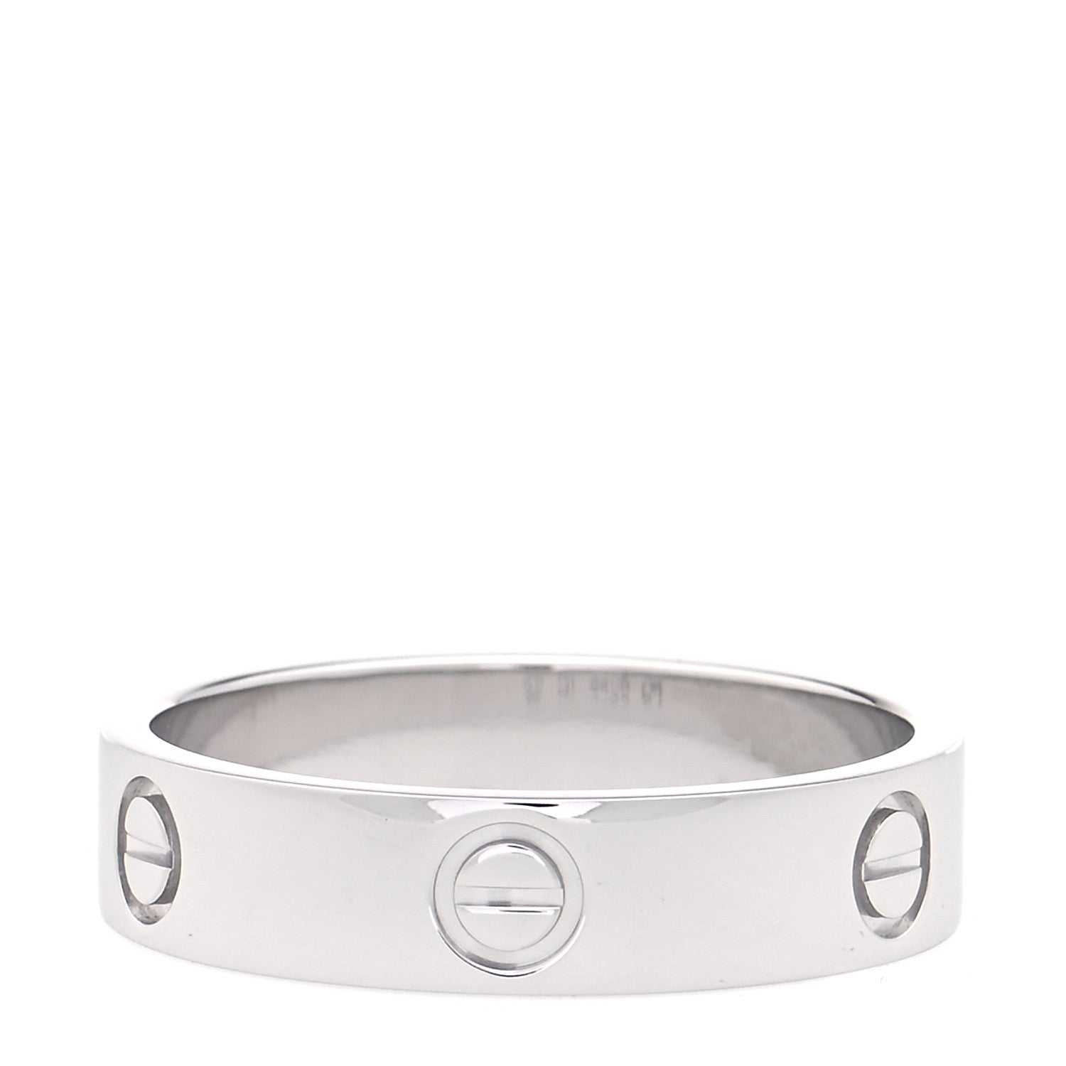 Cartier Platinum 5.5mm LOVE Ring 65 11 5 of 10