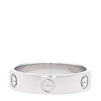 Cartier Platinum 5.5mm LOVE Ring 65 11 5 of 10