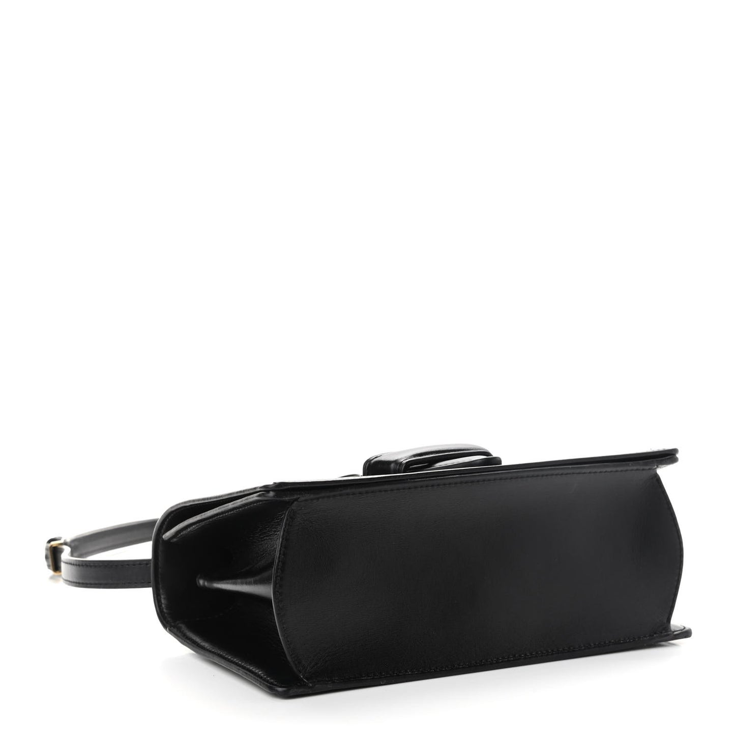 Calfskin Medium Barcelona Shoulder Bag Black