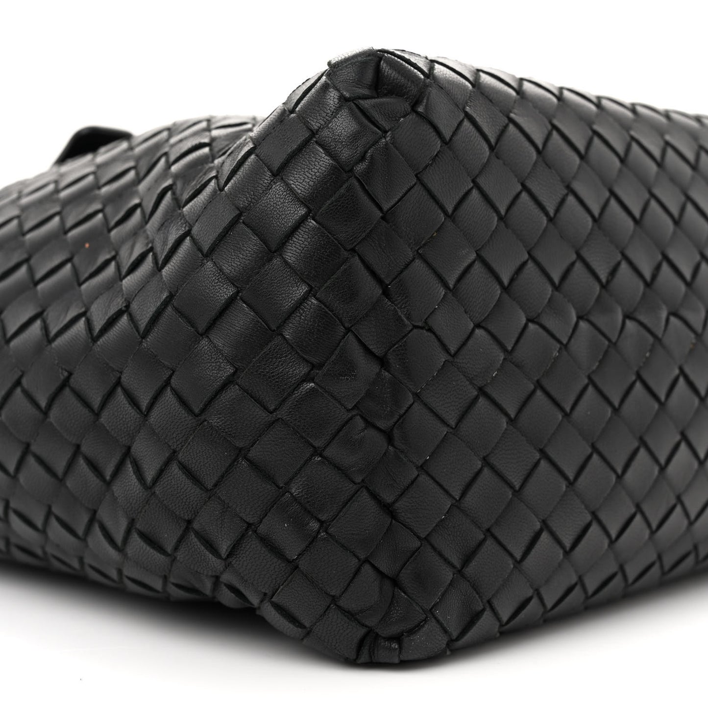 Nappa Intrecciato Medium Seamless Tote Black