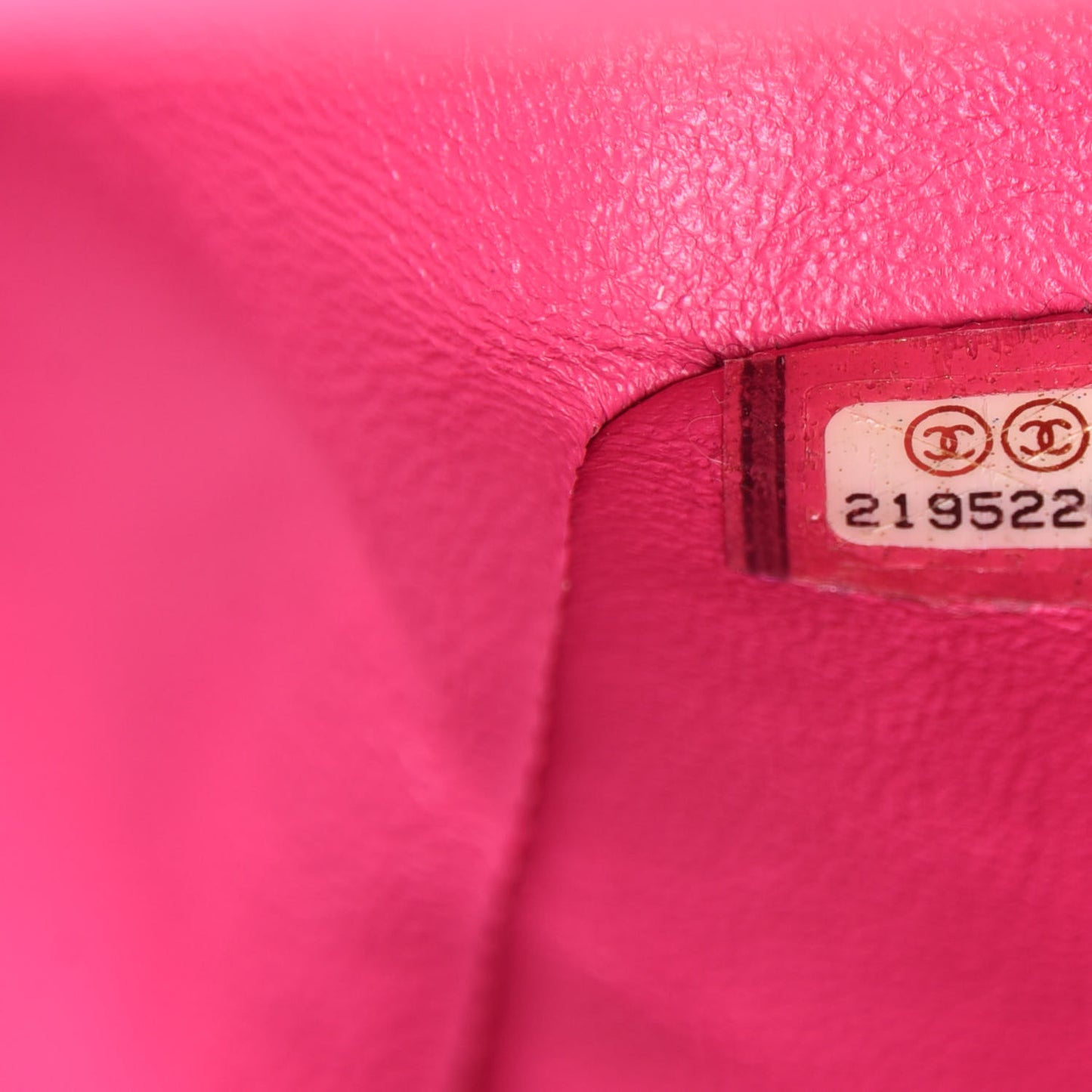 Lambskin Quilted Mini Rectangular Flap Fuchsia