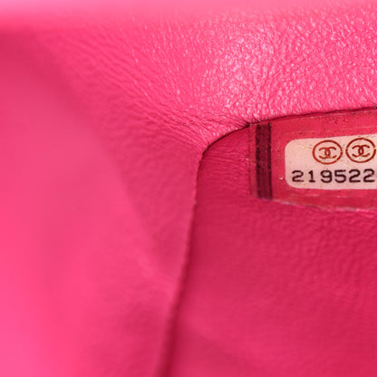 Chanel Lambskin Quilted Mini Rectangular Flap Fuchsia 5 of 5