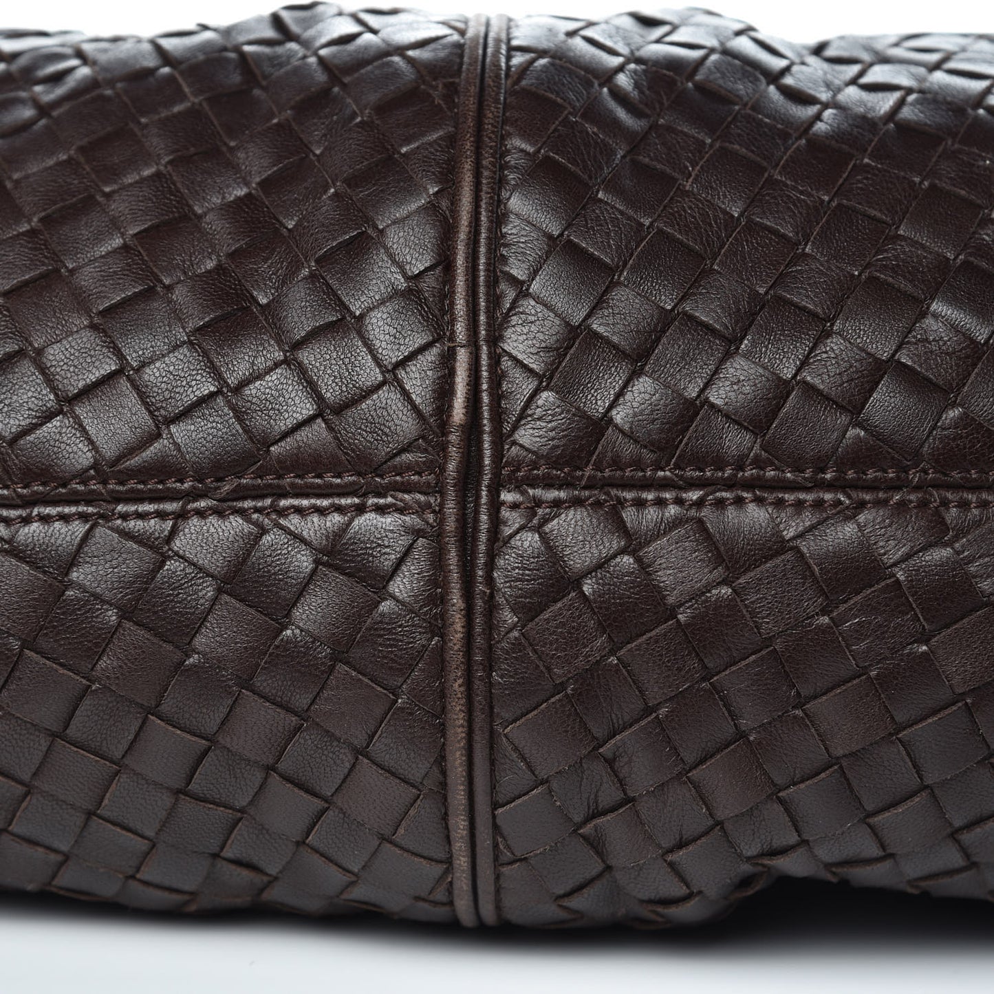 Nappa Intrecciato Ball Hobo Ebano