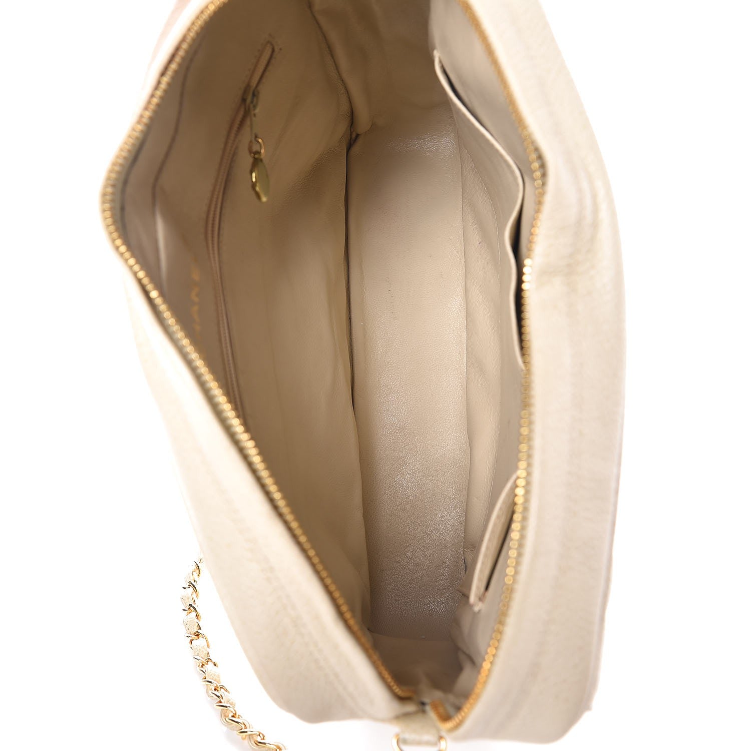 Chanel Caviar Quilted Camera Case Beige Clair 5 of 13