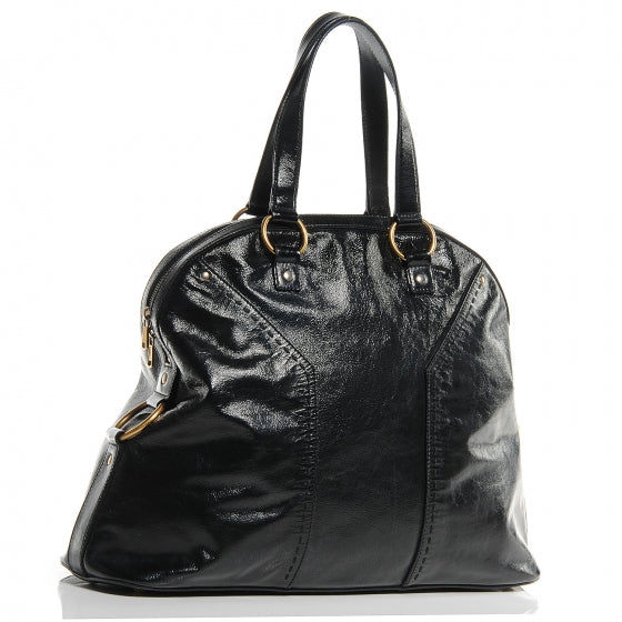Patent Leather Oversized Muse Black