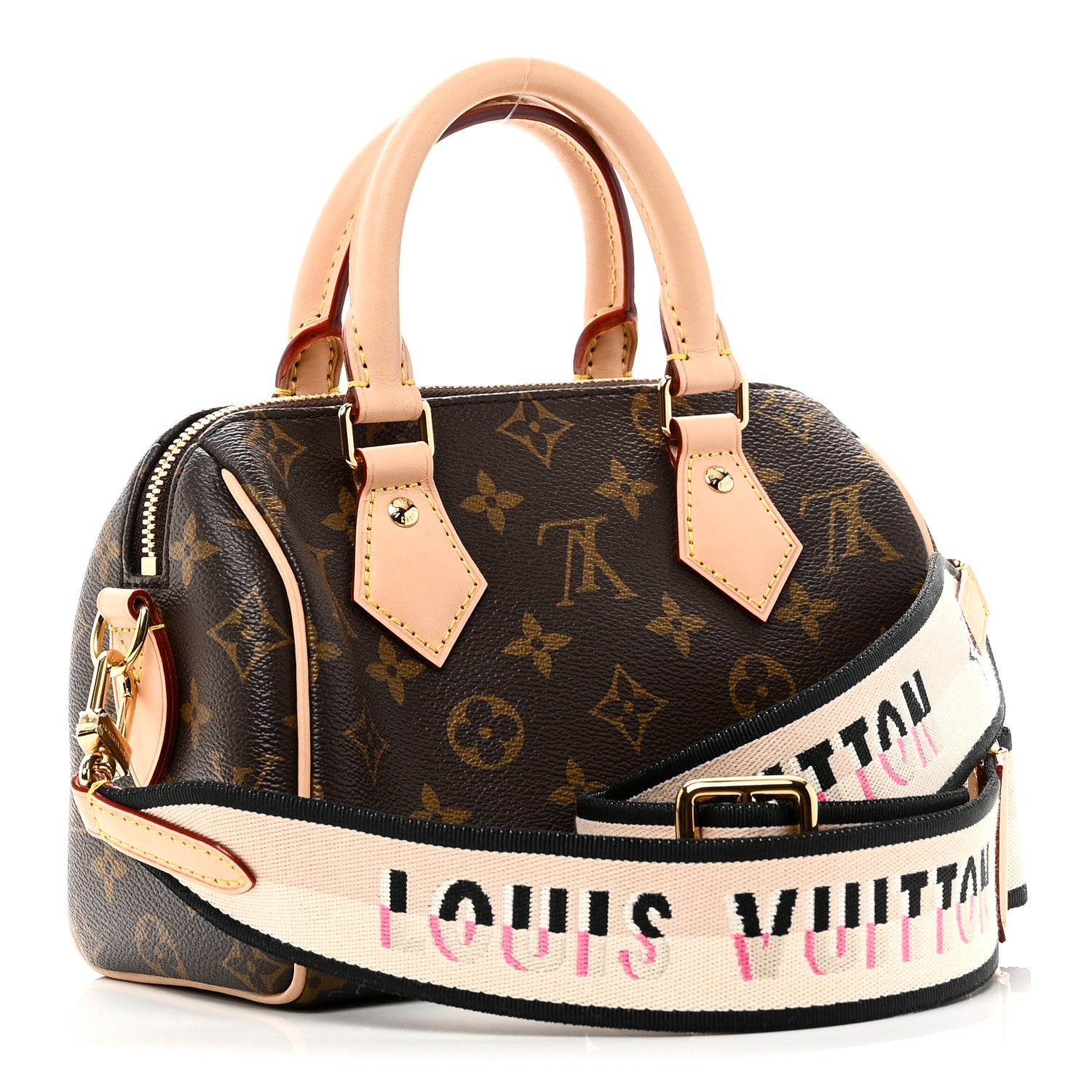 Louis Vuitton Monogram Speedy Bandouliere 20 Black 3 of 10