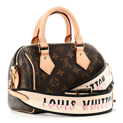 Louis Vuitton Monogram Speedy Bandouliere 20 Black 3 of 10