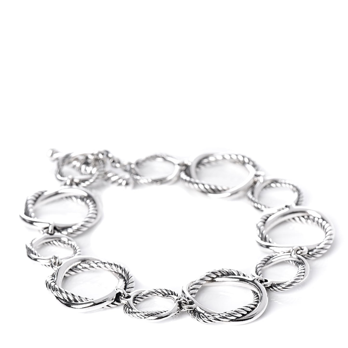 Sterling Silver Infinity Link Bracelet