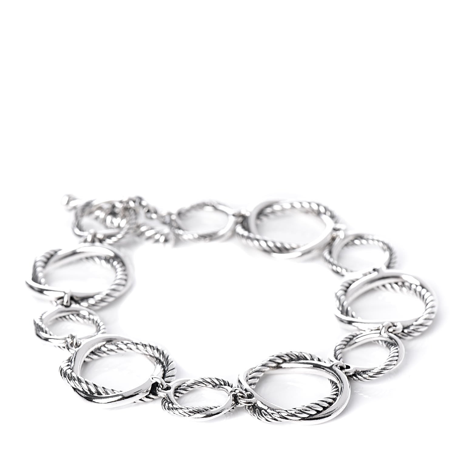 David Yurman Sterling Silver Infinity Link Bracelet 1 of 4