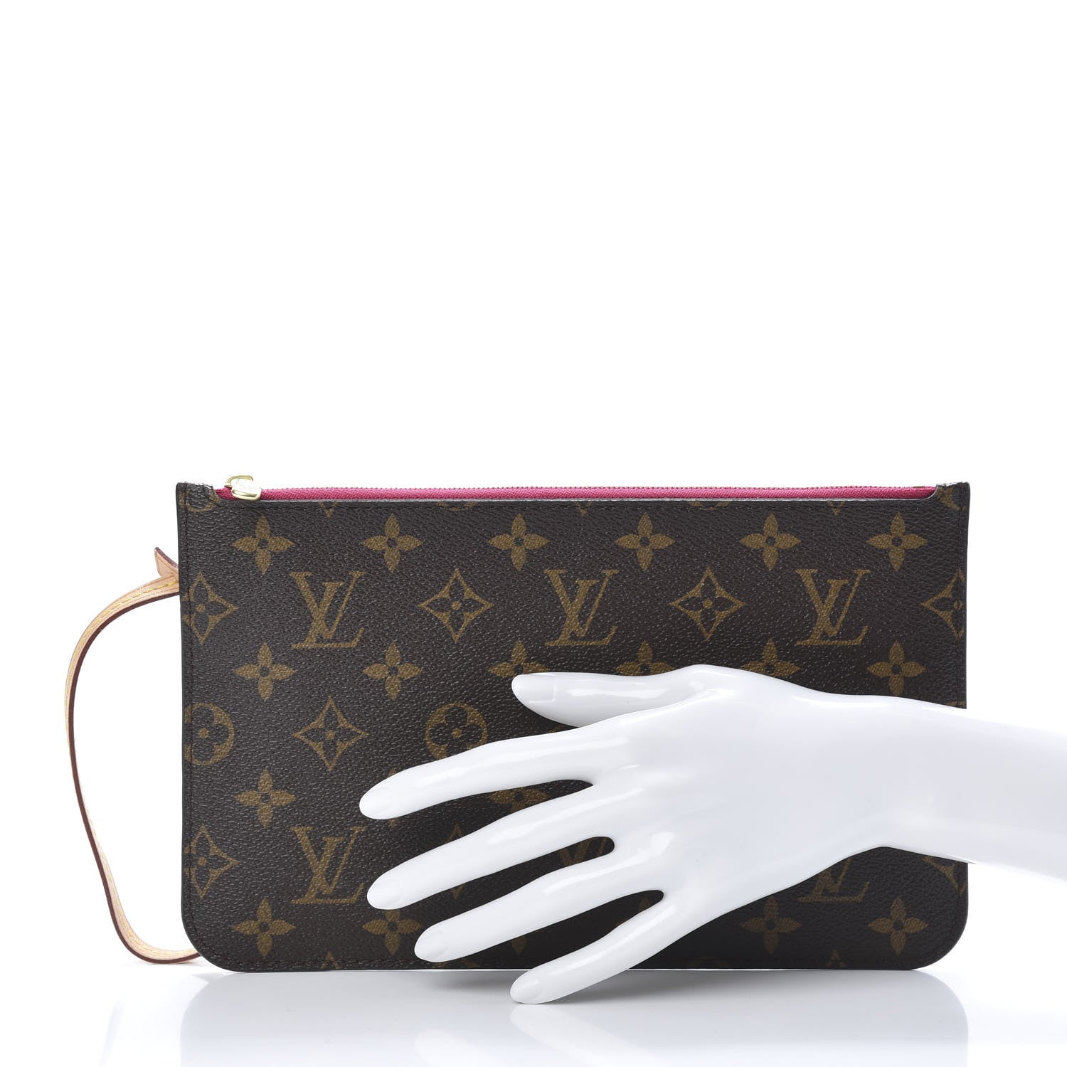 Louis Vuitton Monogram Neverfull MM GM Pochette Pivoine 2 of 7