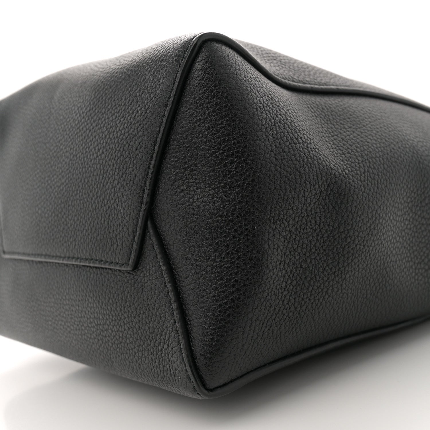 Celine Soft Grained Calfskin Small Sangle Bucket Bag Black 9 of 9