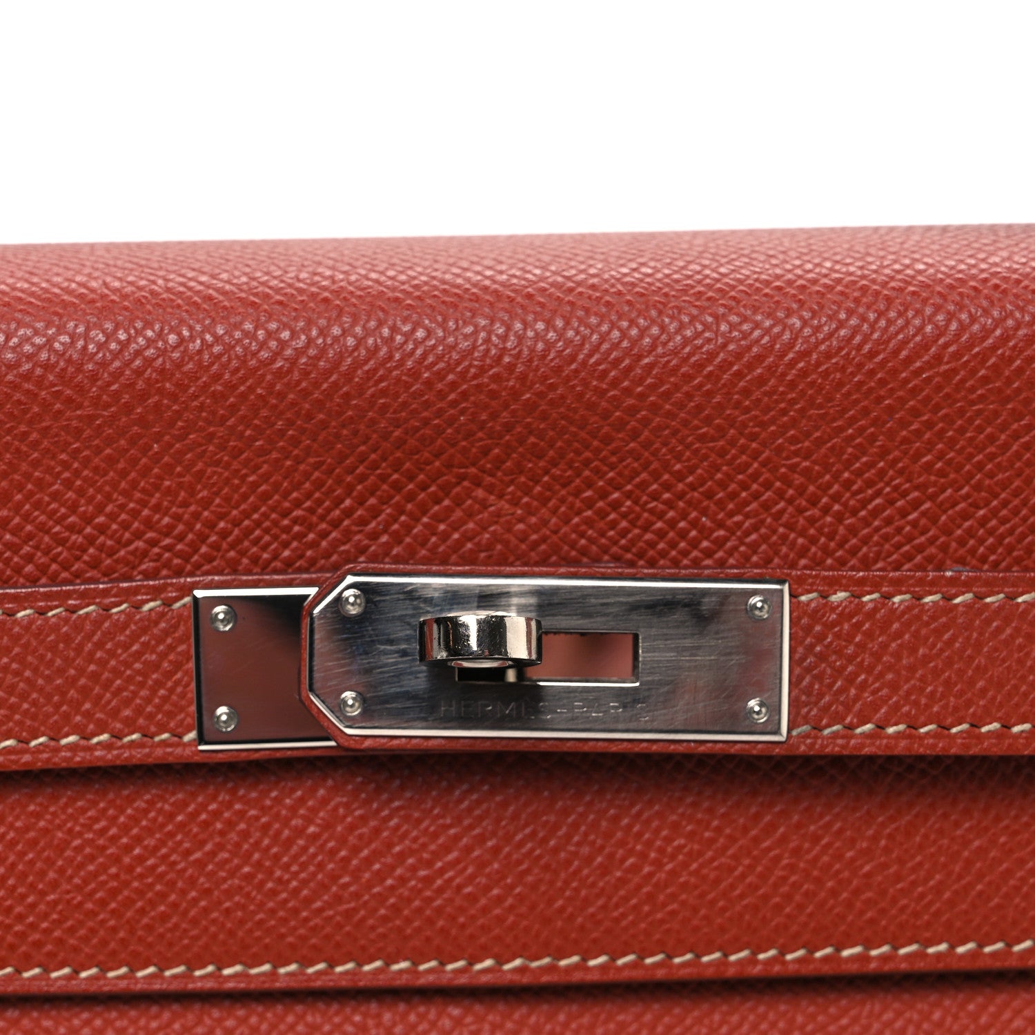 Hermes Epsom Candy Kelly Retourne 32 Brique Orange 11 of 11