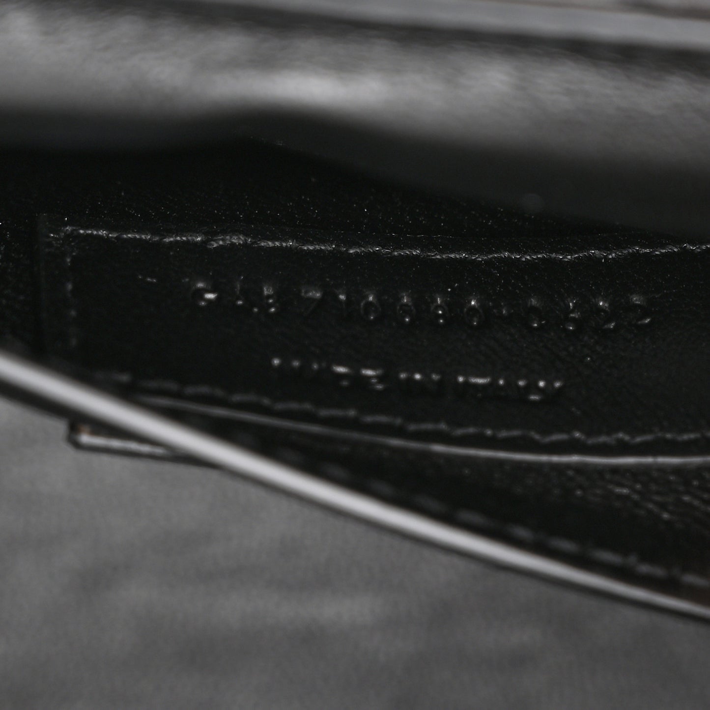 Lambskin Quilted Monogram June Box Bag Black