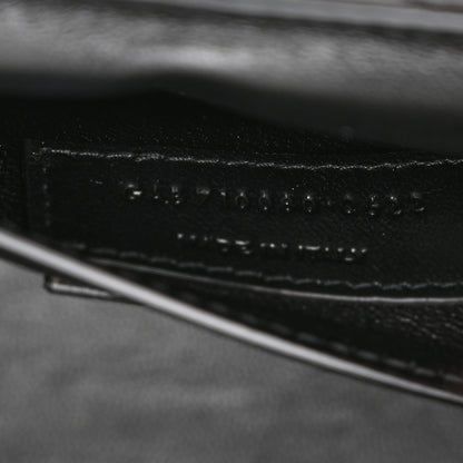 Saint Laurent Lambskin Quilted Monogram June Box Bag Black 7 of 14