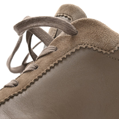 Hermes Goatskin Suede Goatskin Mens Bouncing Sneakers 43.5 Etoupe 10 of 11