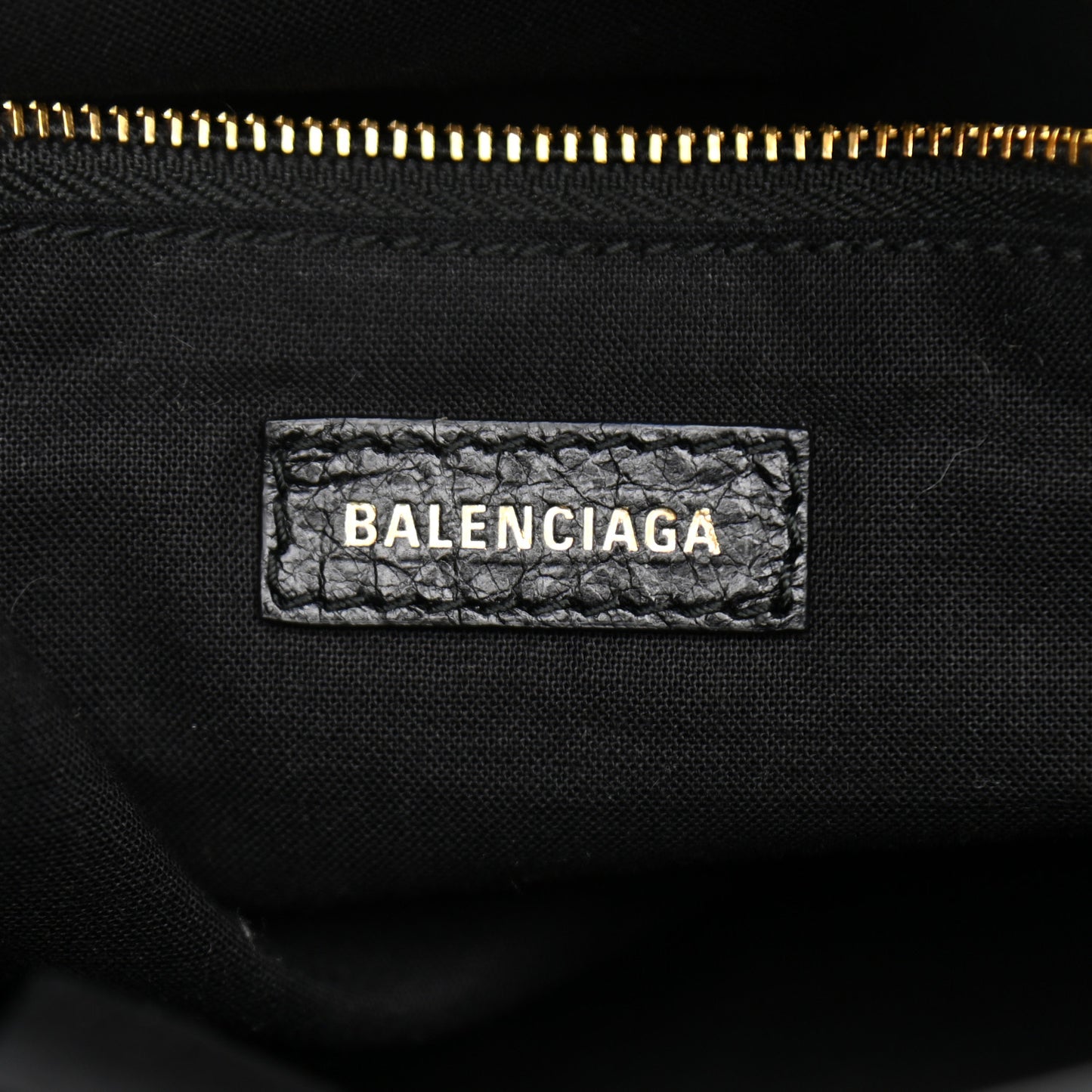 Agneau Classic Gold Hardware S City Graffiti Strap Black